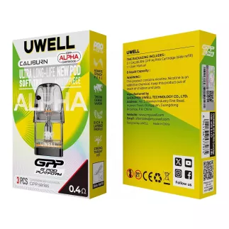 Uwell Caliburn GPP ALPHA Pod cartridge 3 ml (4 ks)
