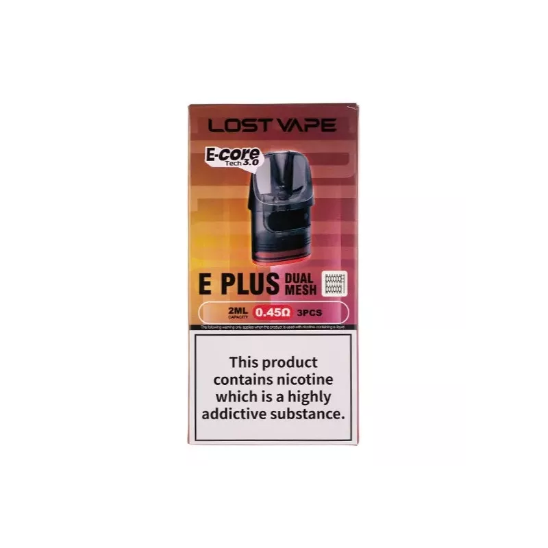 Lost Vape E Plus Pod cartridge (3 ks) – pod fej