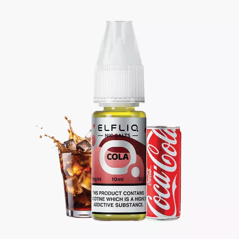 ELFLIQ Cola 10 ml fľaša – ELFLIQ e-liquid s príchuťou kola