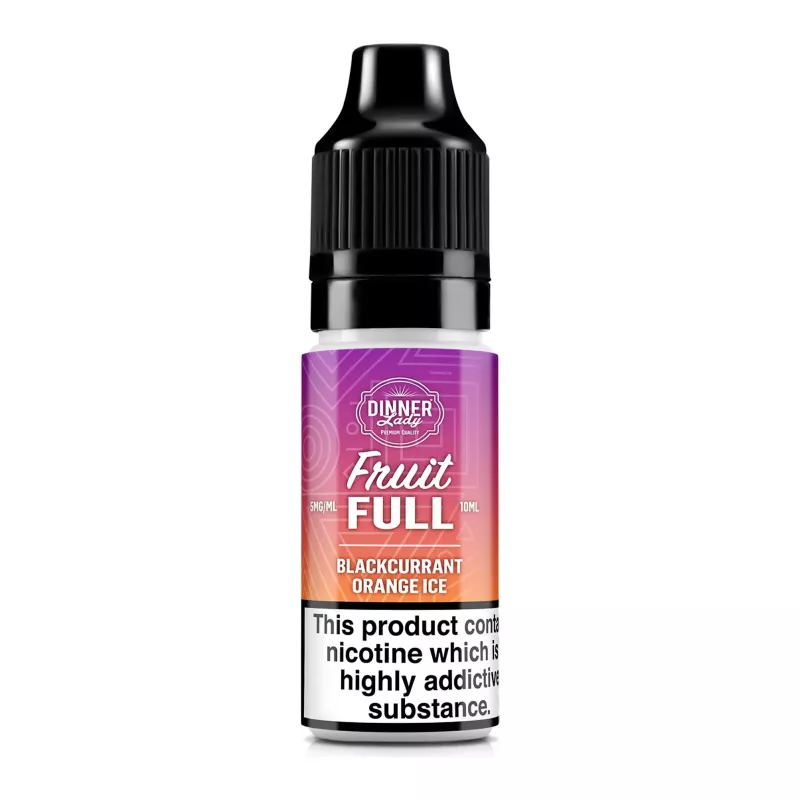Dinner Lady Fruit FULL Salt Blackcurrant Orange Ice 10 ml