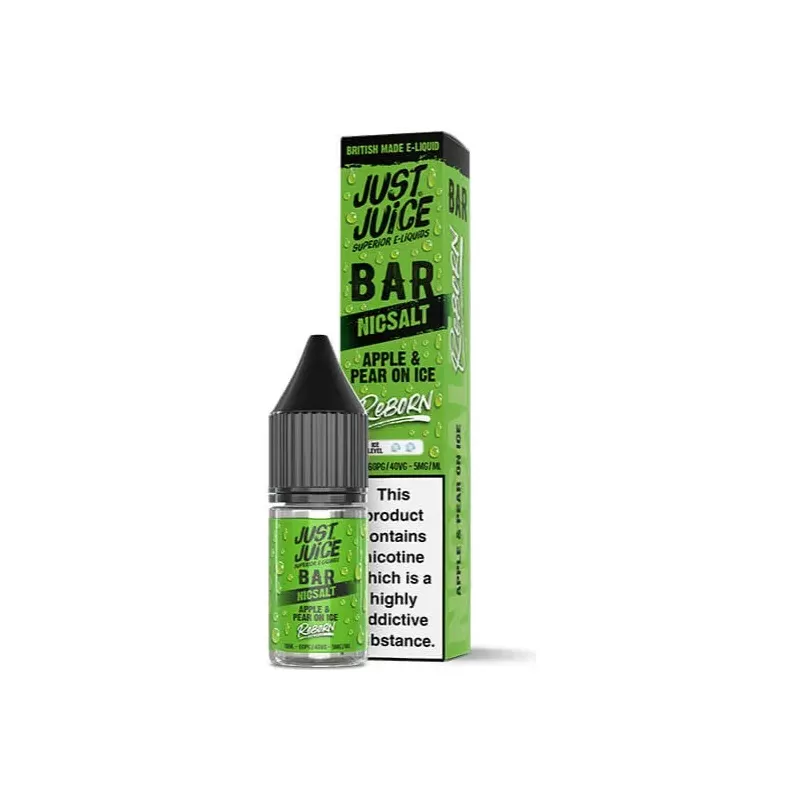 Just Juice Salt Apple & Pear On Ice 10 ml – nikotinsó