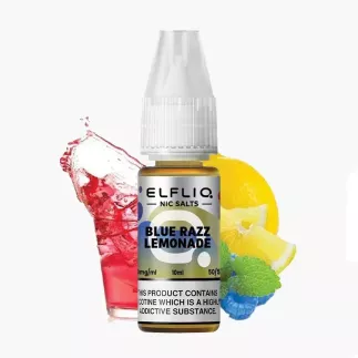 ELFLIQ Blue Razz Lemonade 10 ml fľaša – ELFLIQ e-liquid s príchuťou modrá malina a limonáda