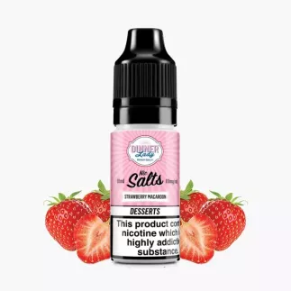 Dinner Lady Strawberry Macaroon 10 ml – Nikotinsalz | vapecity24