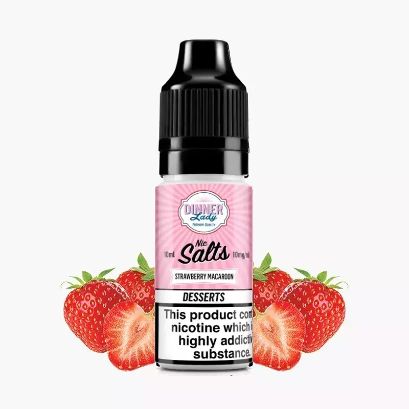 Dinner Lady Strawberry Macaroon 10 ml – e-liquid