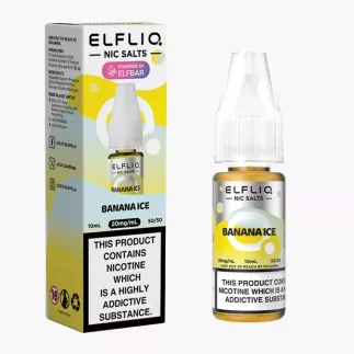 ELFLIQ Banana Ice Nic Salt 10 ml