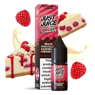 Just Juice Desserts Salts White Chocolate Raspberry Cheesecake liqu…