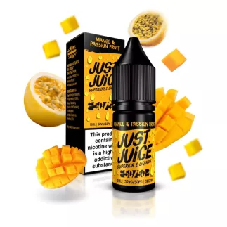 Just Juice 50/50 Mango & Passion Fruit 10 ml – sól nikotynowa