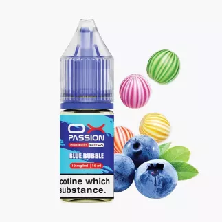 Oxva OX Passion Blue Bubble Nic Salt 10 ml fľaša – modrá žuvačka