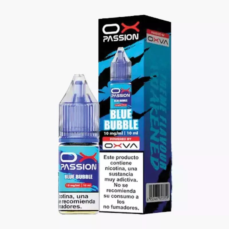 Oxva OX Passion Blue Bubble Nic Salt 10 ml krabica – modrá žuvačka