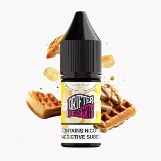 DRIFTER Desserts Salt Banana Caramel Waffle 10 ml – nikotínová soľ