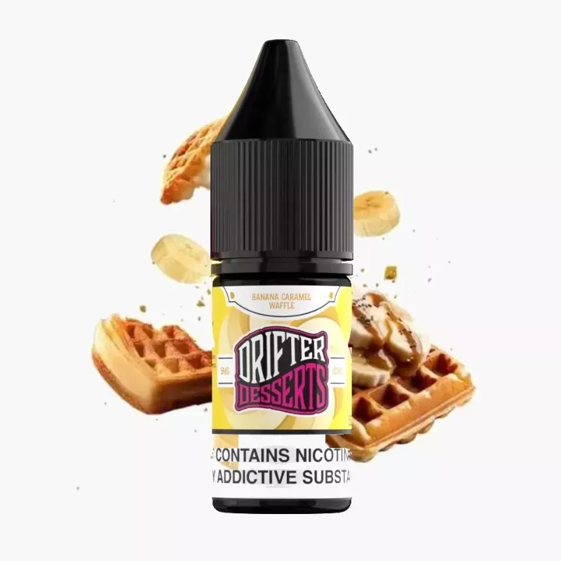 DRIFTER Desserts Salt Banana Caramel Waffle 10 ml – nikotínová soľ