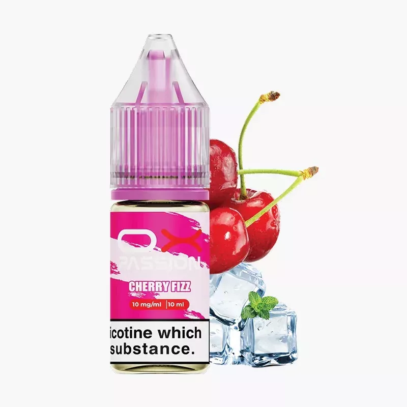 Oxva OX Passion Cherry Fizz Nic Salt 10 ml fľaša – šumivá čerešňa