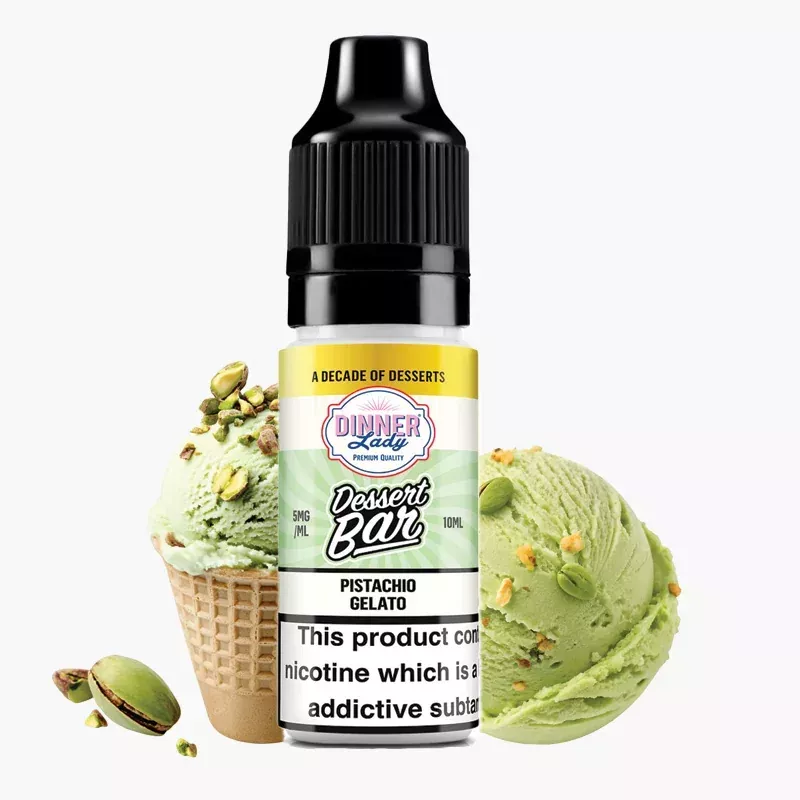 Dinner Lady Salts Desserts Pistachio Gelato 10 ml fľaša – pistáciová zmrzlina gelato