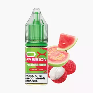 Oxva OX Passion Salts Paradise Punch 10 ml fľaša – tropický ovocný punč