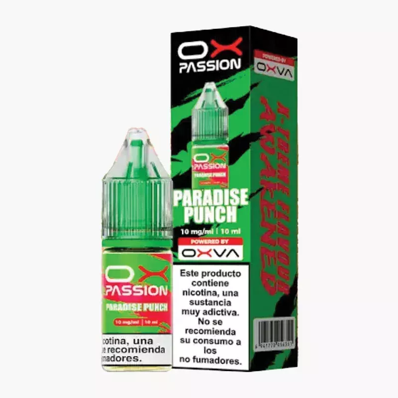 Oxva OX Passion Salts Paradise Punch 10 ml krabica – tropický ovocný punč