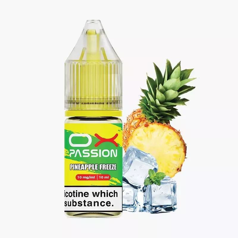 Oxva OX Passion Salts Pineapple Freeze 10 ml fľaša – ananás s ľadom