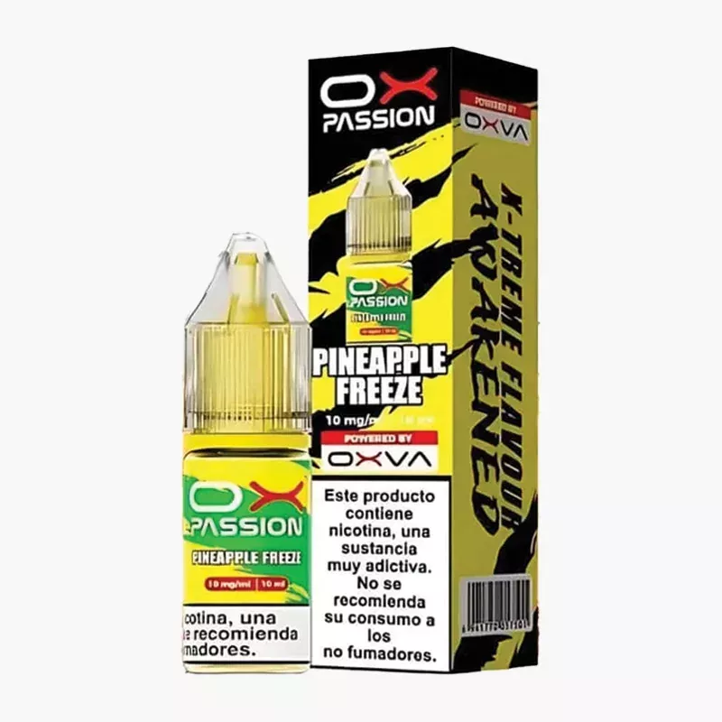 Oxva OX Passion Salts Pineapple Freeze 10 ml krabica – ananás s ľadom