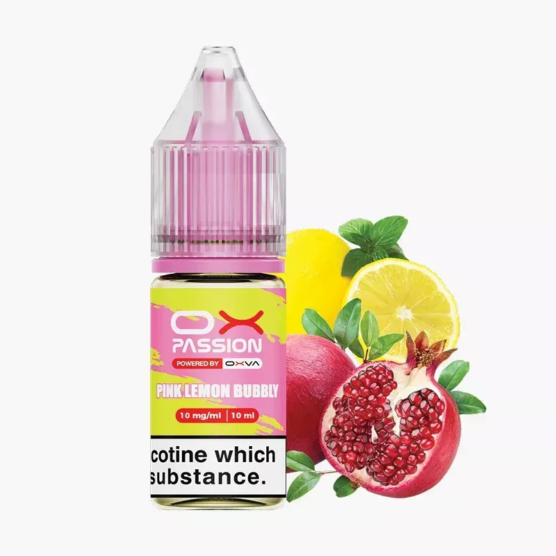 Oxva OX Passion Salts Pink Lemon Bubbly 10 ml fľaša – ružový citrón a bublinky