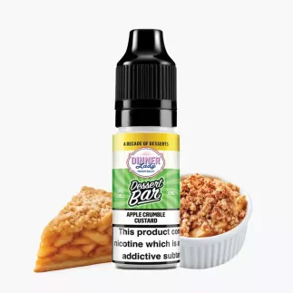 Dinner Lady Salts Desserts Crumble Custard 10 ml fľaša – ovocný drobenkový koláč s vaječným krémom