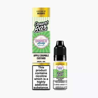 Dinner Lady Salts Desserts Crumble Custard 10 ml