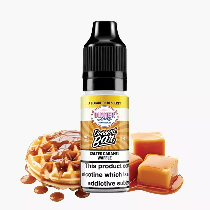 Dinner Lady Salts Desserts Caramel Waffle 10 ml fľaša – karamelová vafle