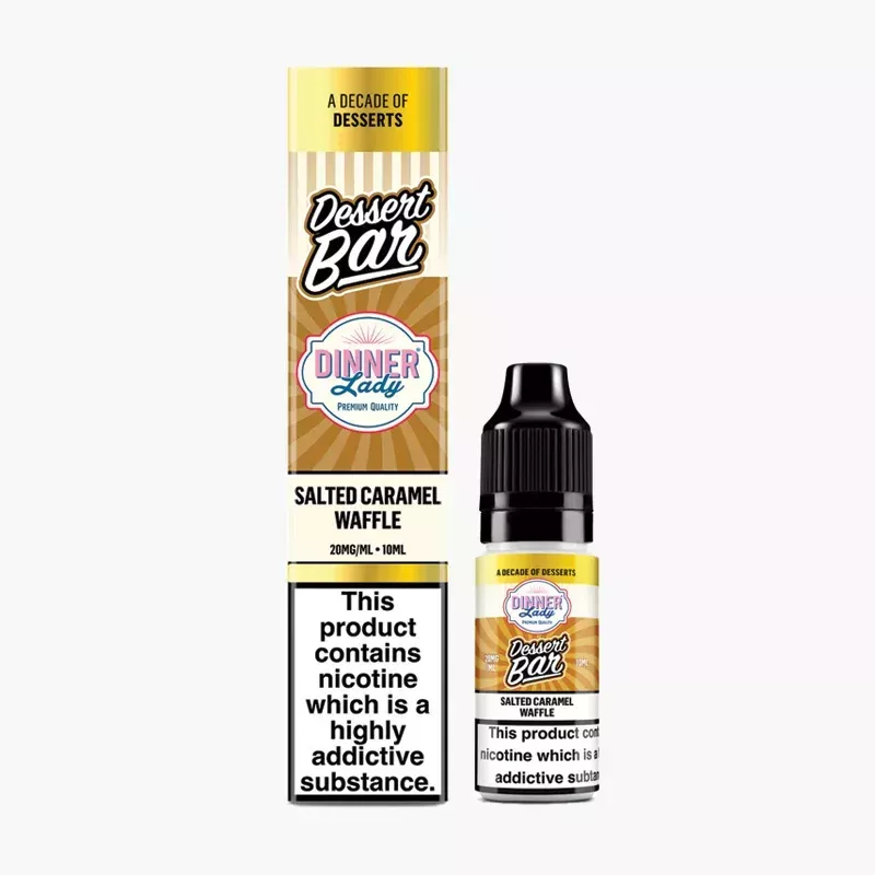 Dinner Lady Salts Desserts Caramel Waffle 10 ml krabica – karamelová vafle