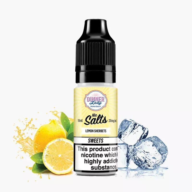 Dinner Lady Lemon Sherbets 10 ml fľaša – citrónové šumivé cukríky