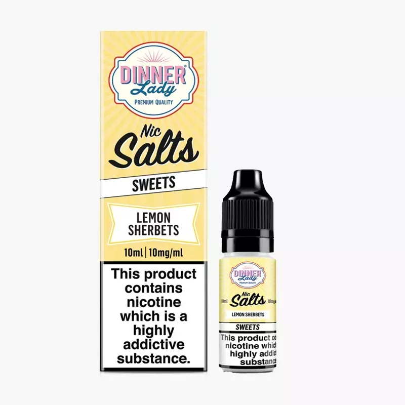 Dinner Lady Lemon Sherbets 10 ml krabica – citrónové šumivé cukríky