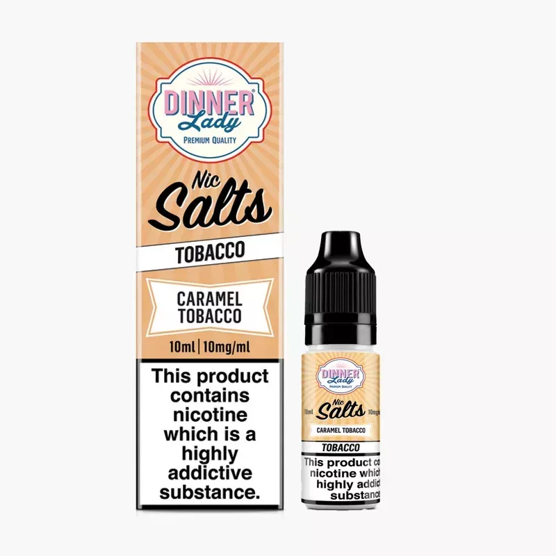Dinner Lady Caramel Tobacco 10 ml krabica – karamelový tabak
