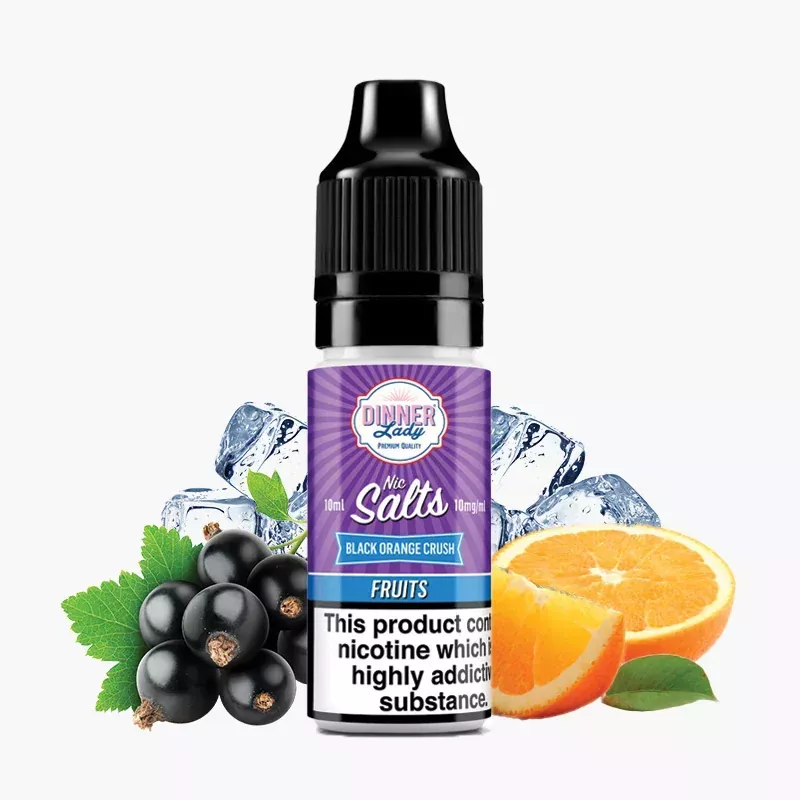 Dinner Lady Black Orange Crush 10 ml fľaša – čierna ríbezľa a pomaranč