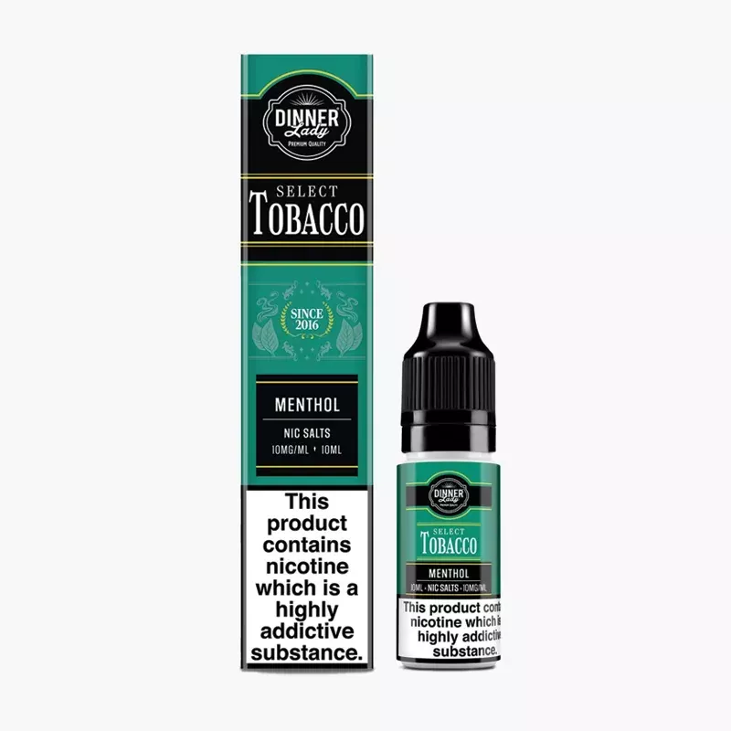Dinner Lady Salts Select Tobacco Menthol 10 ml krabica – tabak s mentolom