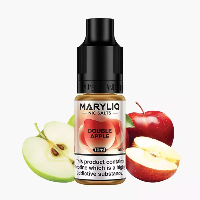 Maryliq Double Apple 10 ml nikotínová soľ e-liquid fľaštička – príchuť dvojité jablko
