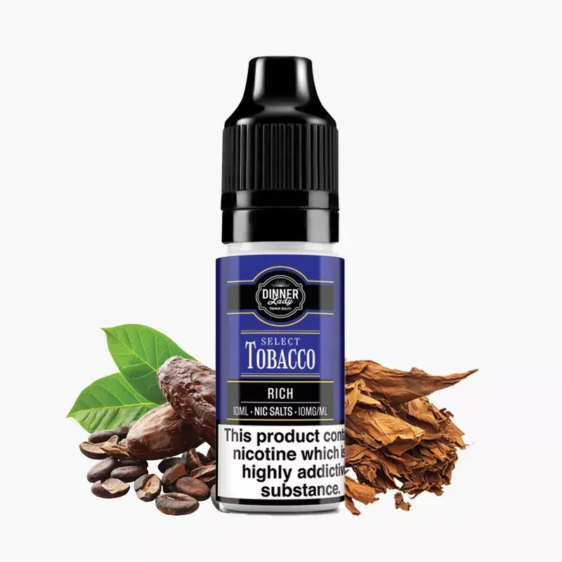 Dinner Lady Salts Select Tobacco Rich 10 ml fľaša – intenzívny tabak