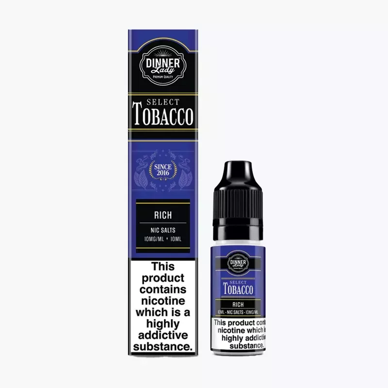 Dinner Lady Salts Select Tobacco Rich 10 ml krabica – intenzívny tabak