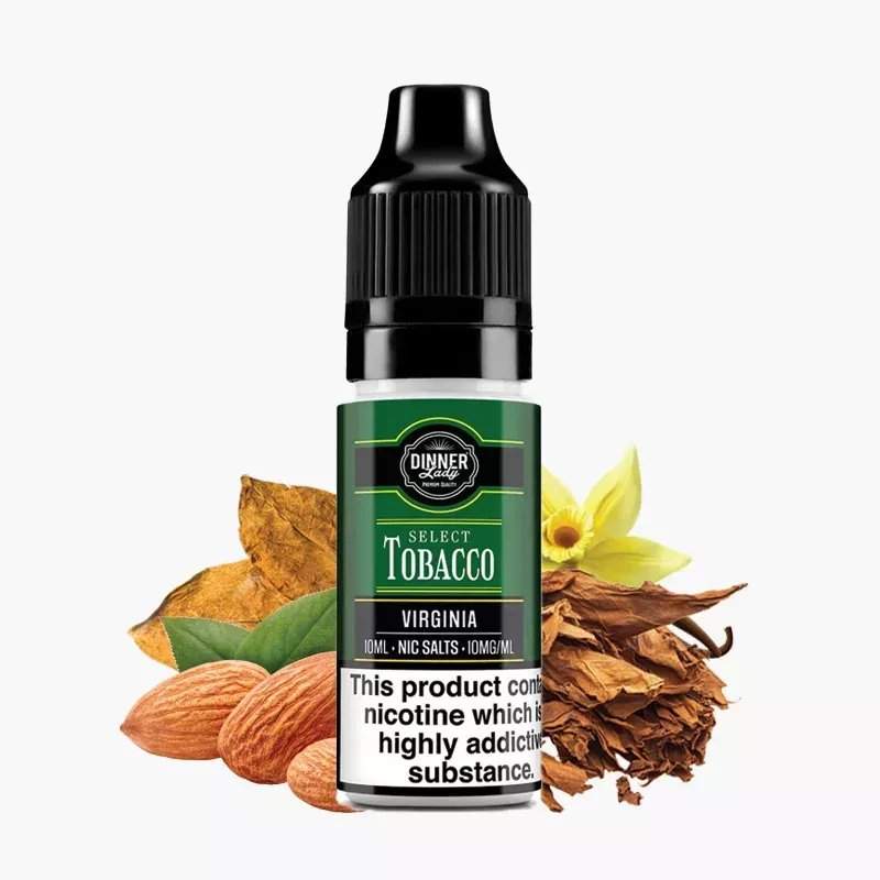 Dinner Lady Salts Select Tobacco Virginia 10 ml fľaša – tabak Virginia