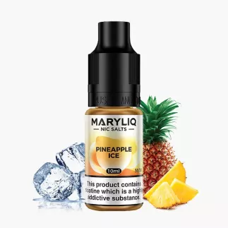 Maryliq Pineapple Ice 10 ml nikotínová soľ e-liquid fľaštička – príchuť chladivý ananás