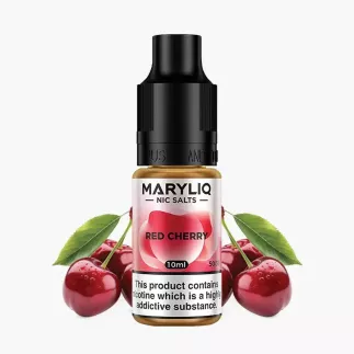Maryliq Red Cherry 10 ml nikotínová soľ e-liquid fľaštička – príchuť červená čerešňa