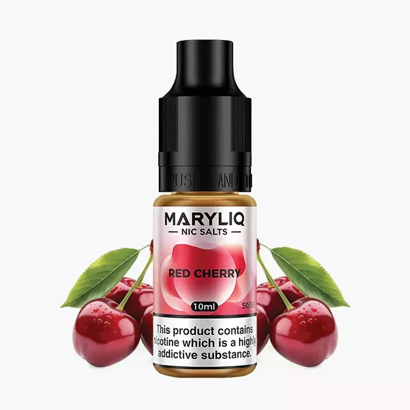 Maryliq Red Cherry 10 ml nikotínová soľ e-liquid fľaštička – príchuť červená čerešňa