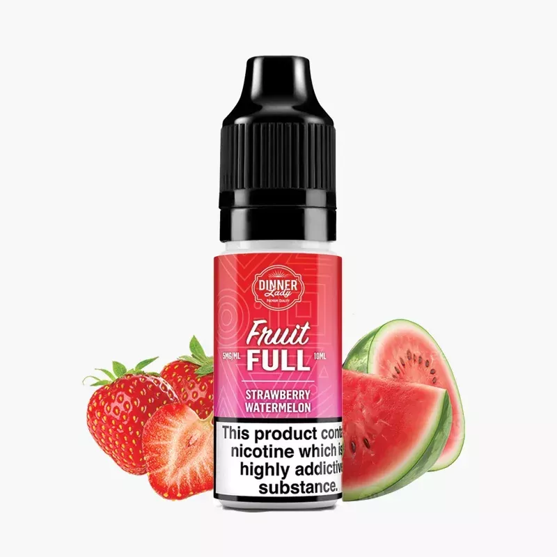 Dinner Lady Fruit Salt FULL Strawberry Watermelon 10 ml fľaša – jahoda a melón