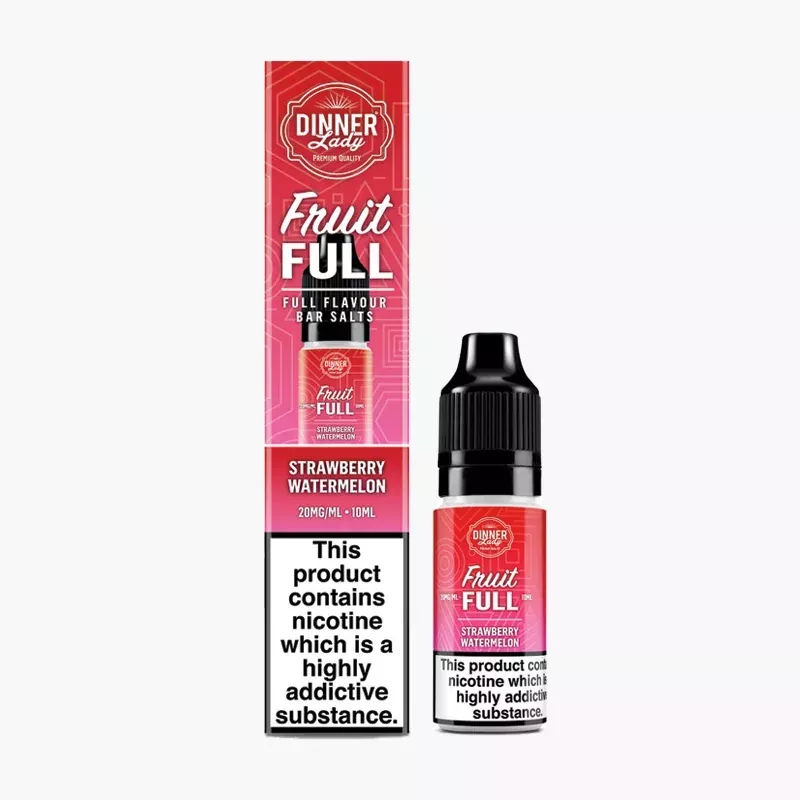 Dinner Lady Fruit Salt FULL Strawberry Watermelon 10 ml krabica – jahoda a melón