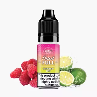 Dinner Lady Fruit Salt FULL Raspberry Lime 10 ml fľaša – malina a limetka