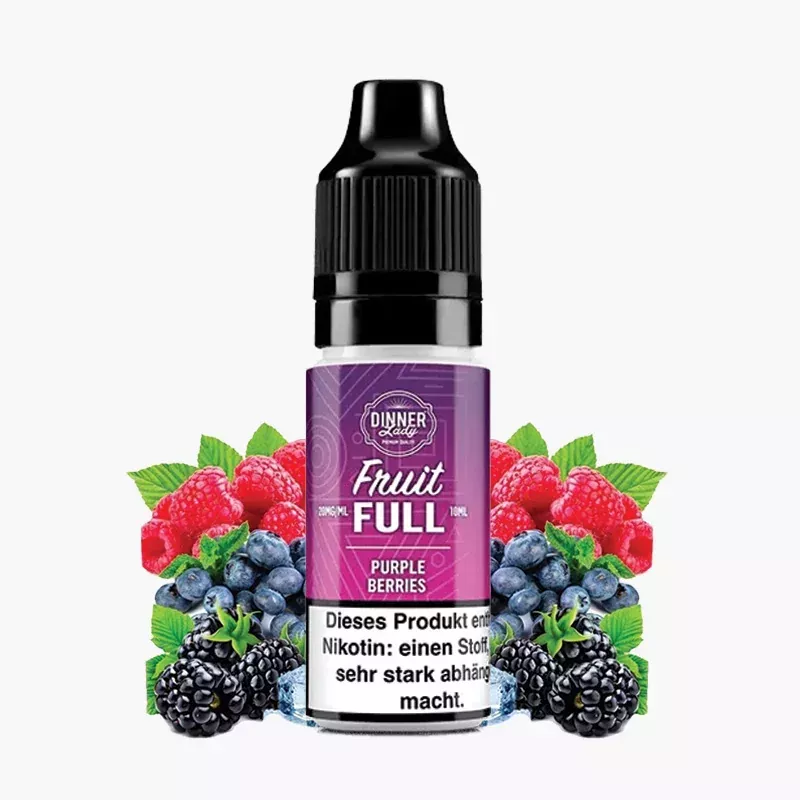 Dinner Lady Fruit Salt FULL Purple Berries 10 ml fľaša – tmavé lesné ovocie