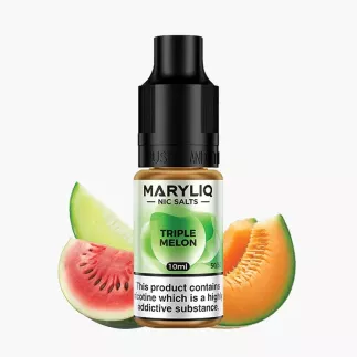 Maryliq Triple Melon 10 ml nikotínová soľ e-liquid fľaštička – príchuť trojitý melón