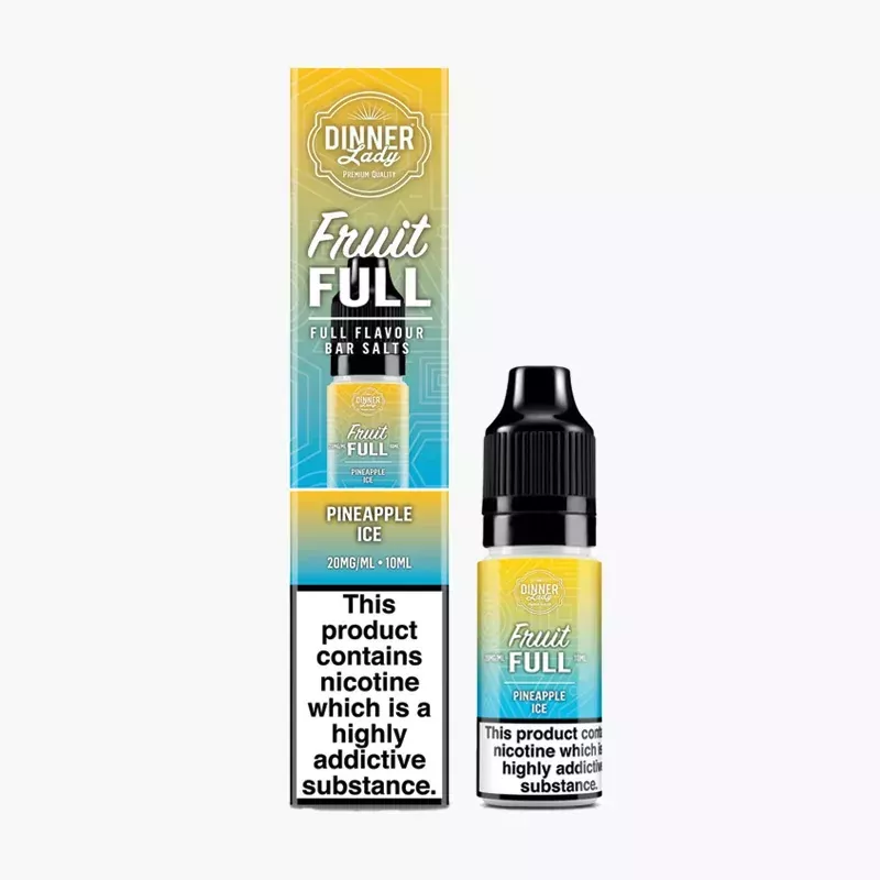 Dinner Lady Fruit Salt FULL Pineapple Ice 10 ml krabica – ananás s ľadom