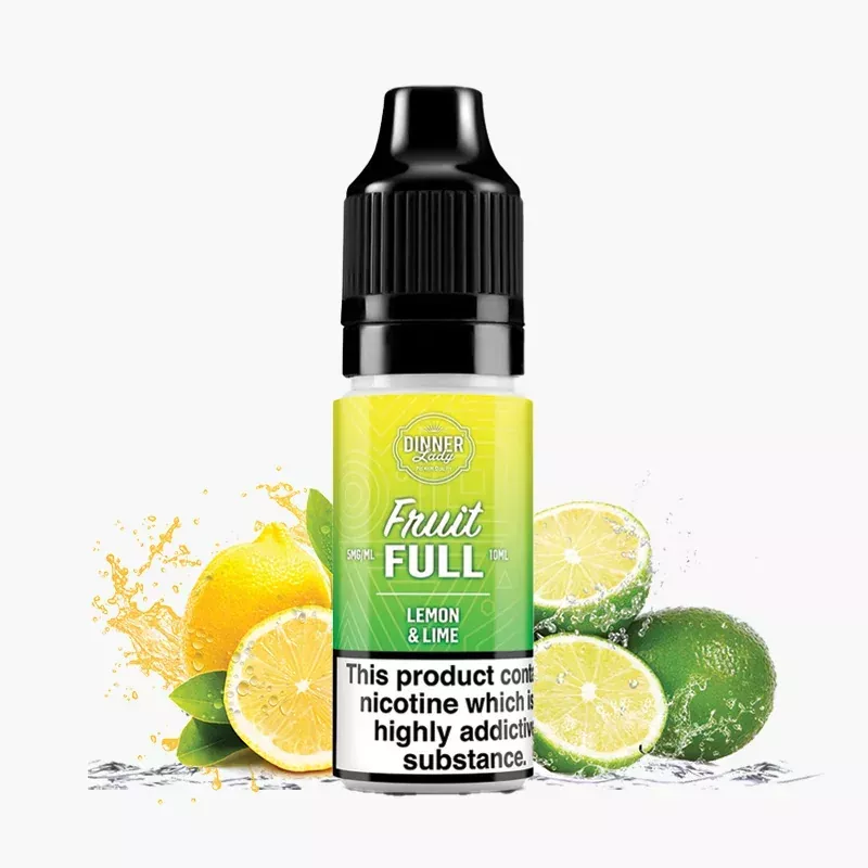 Dinner Lady Fruit Salt FULL Lemon & Lime 10 ml fľaša – citrón a limetka