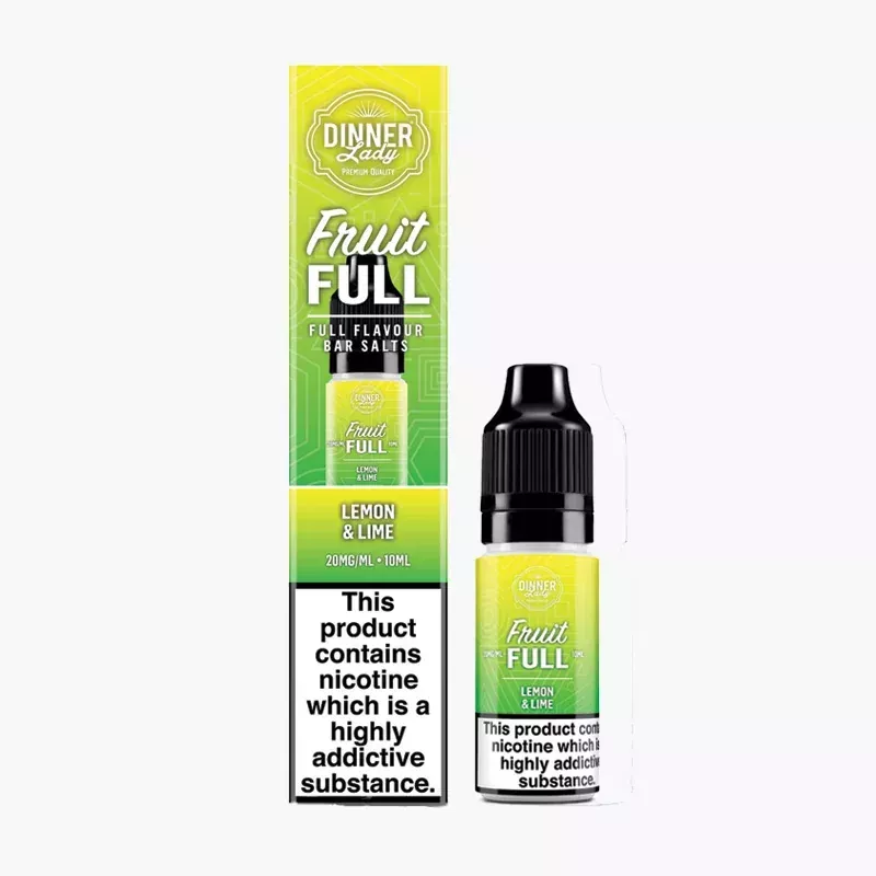 Dinner Lady Fruit Salt FULL Lemon & Lime 10 ml krabica – citrón a limetka