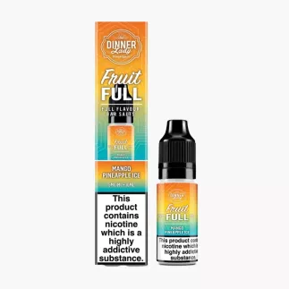 Dinner Lady Fruit FULL Salt Mango Pineapple Ice 10 ml