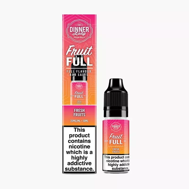 Dinner Lady Fruit FULL Salt Fresh Fruits 10 ml krabica – čerstvé ovocie