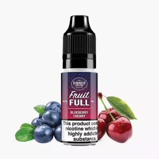 Dinner Lady Fruit FULL Salt Blueberry Cherry 10 ml fľaša – čučoriedka a čerešňa