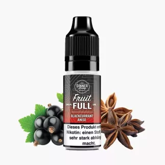 Dinner Lady Fruit FULL Salt Blackcurrant Aniseed 10 ml fľaša – čierna ríbezľa a aníz